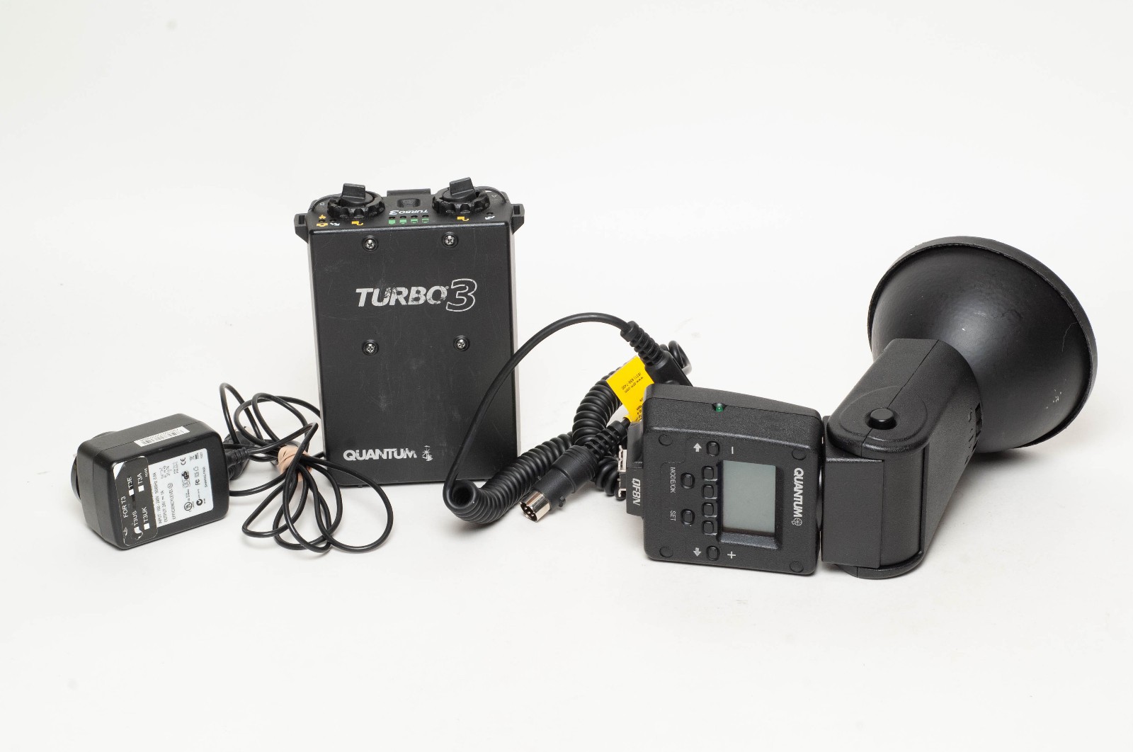 Tested Minty Quantum Qflash QF8N Trio Basic TTL Flash Turbo 3 battery for Nikon