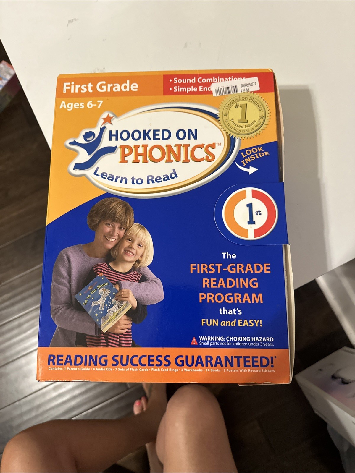 Complete And Unused. Hooked On Phonics Learn To Read Box Set First Grade