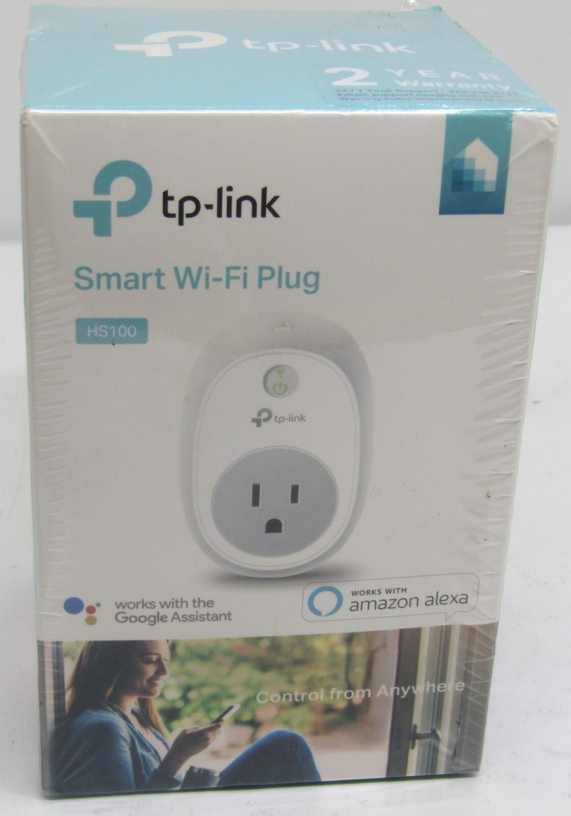 TP-Link HS100 Wi-Fi Smart Plug Kit - Twin Pack