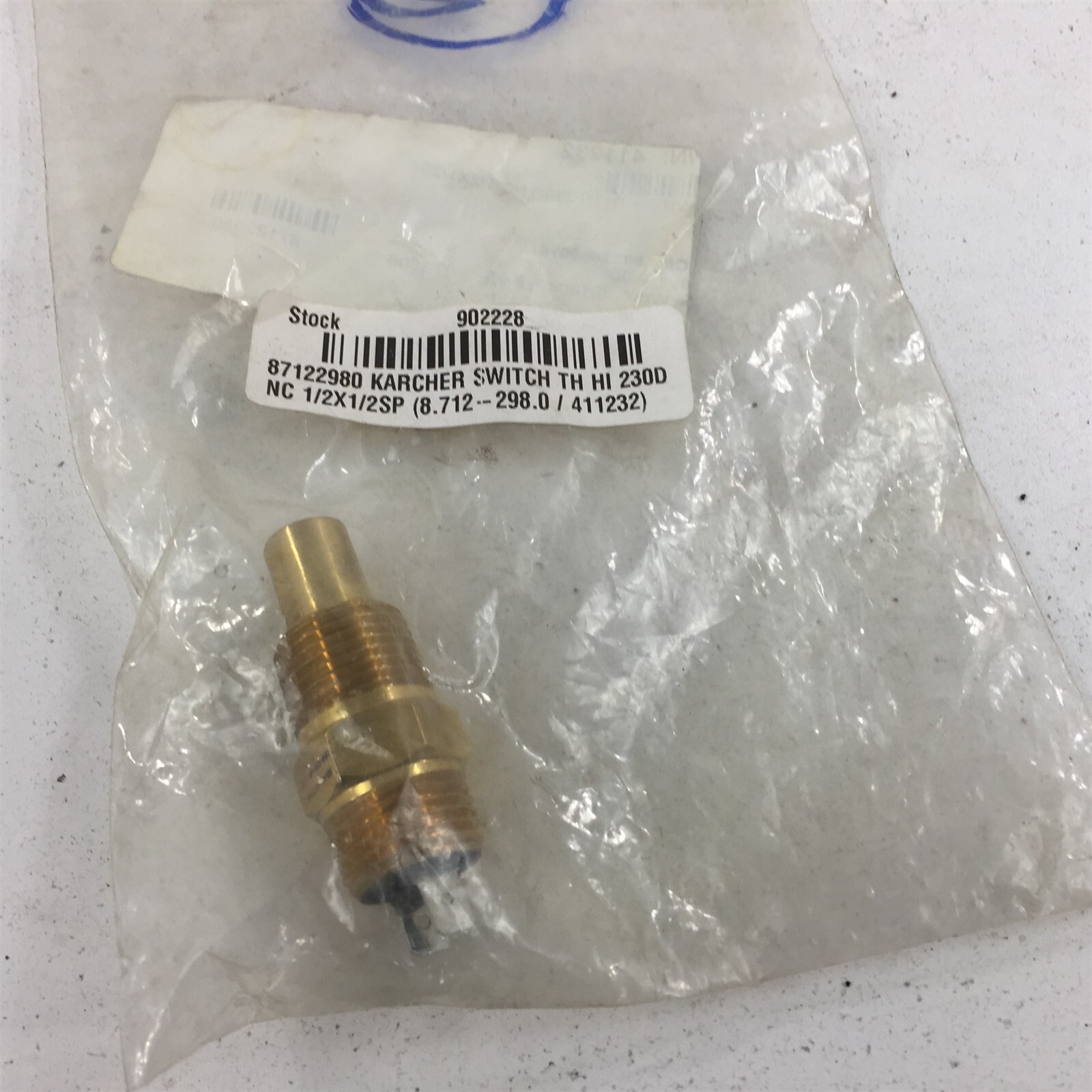 87122980 Karcher Switch TH HI 230D 1/2X1/2SP