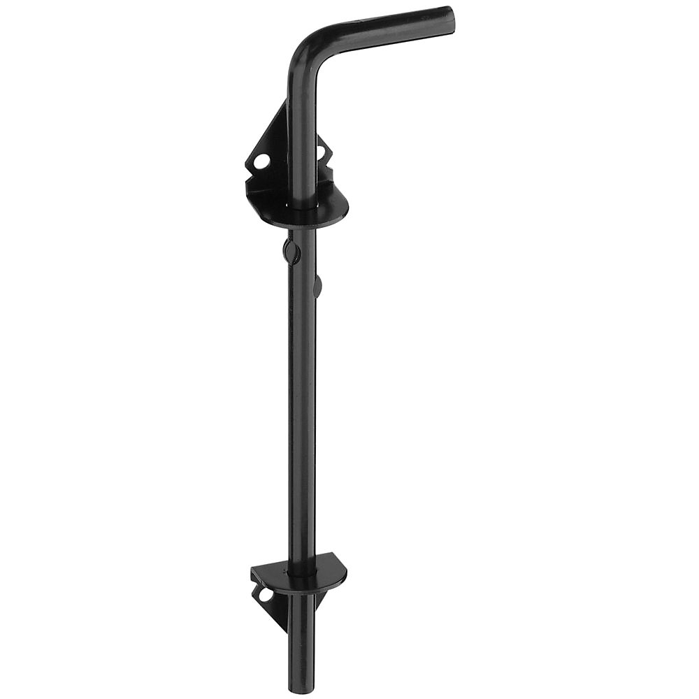 National Hardware Black 1/2" X 12" Adjustable Gate Door Cane Bolt