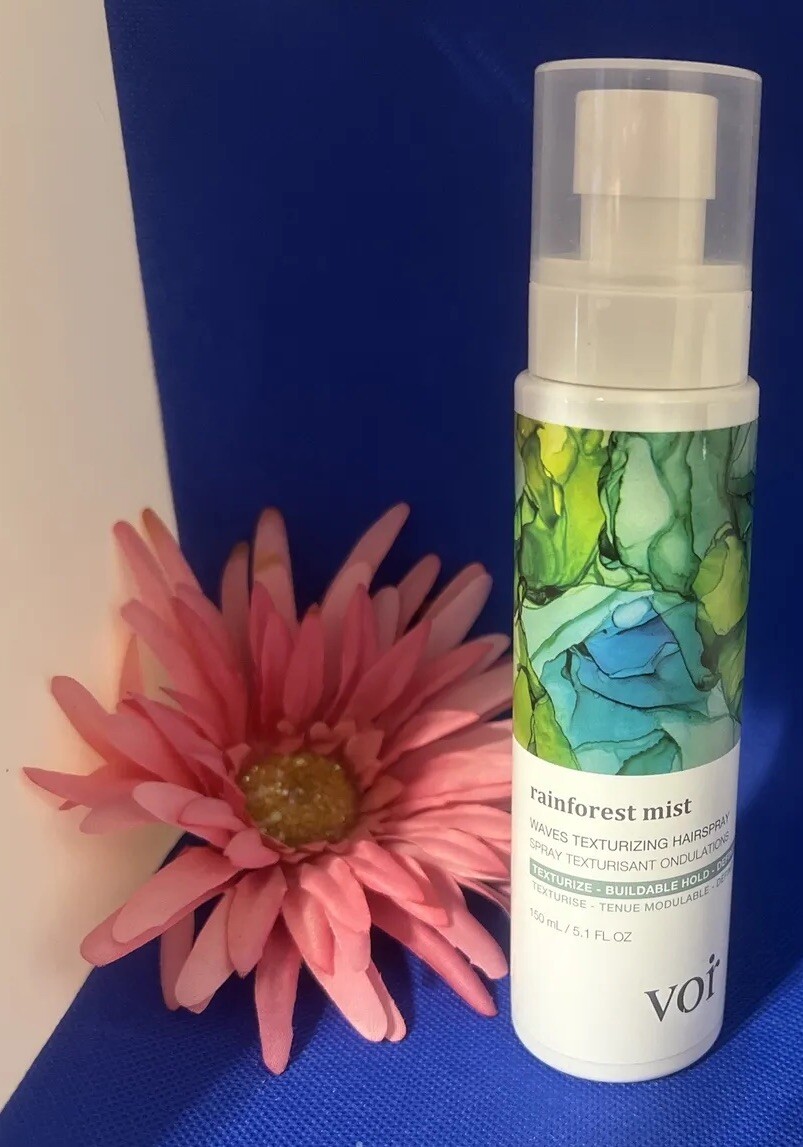 Voir RAINFOREST MIST Waves Texturing Hairspray Beach Keratin 5.1oz New Free Gift