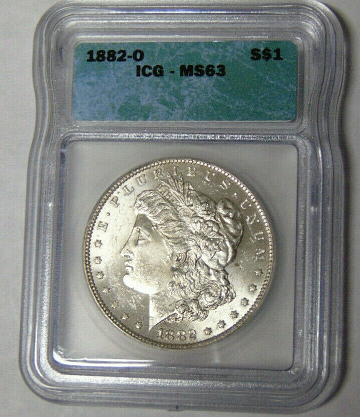 ICG MS63 1882-O Morgan Silver Dollar New Orleans Mint #7261531001