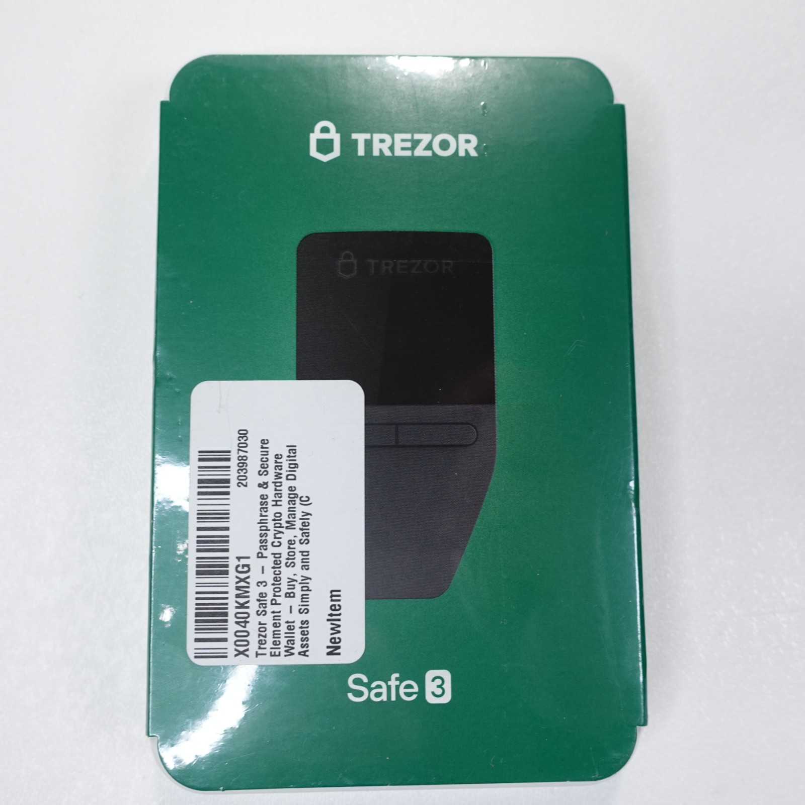 Trezor Safe 3 - Passphrase & Secure Element Protected Crypto Hardware Wallet