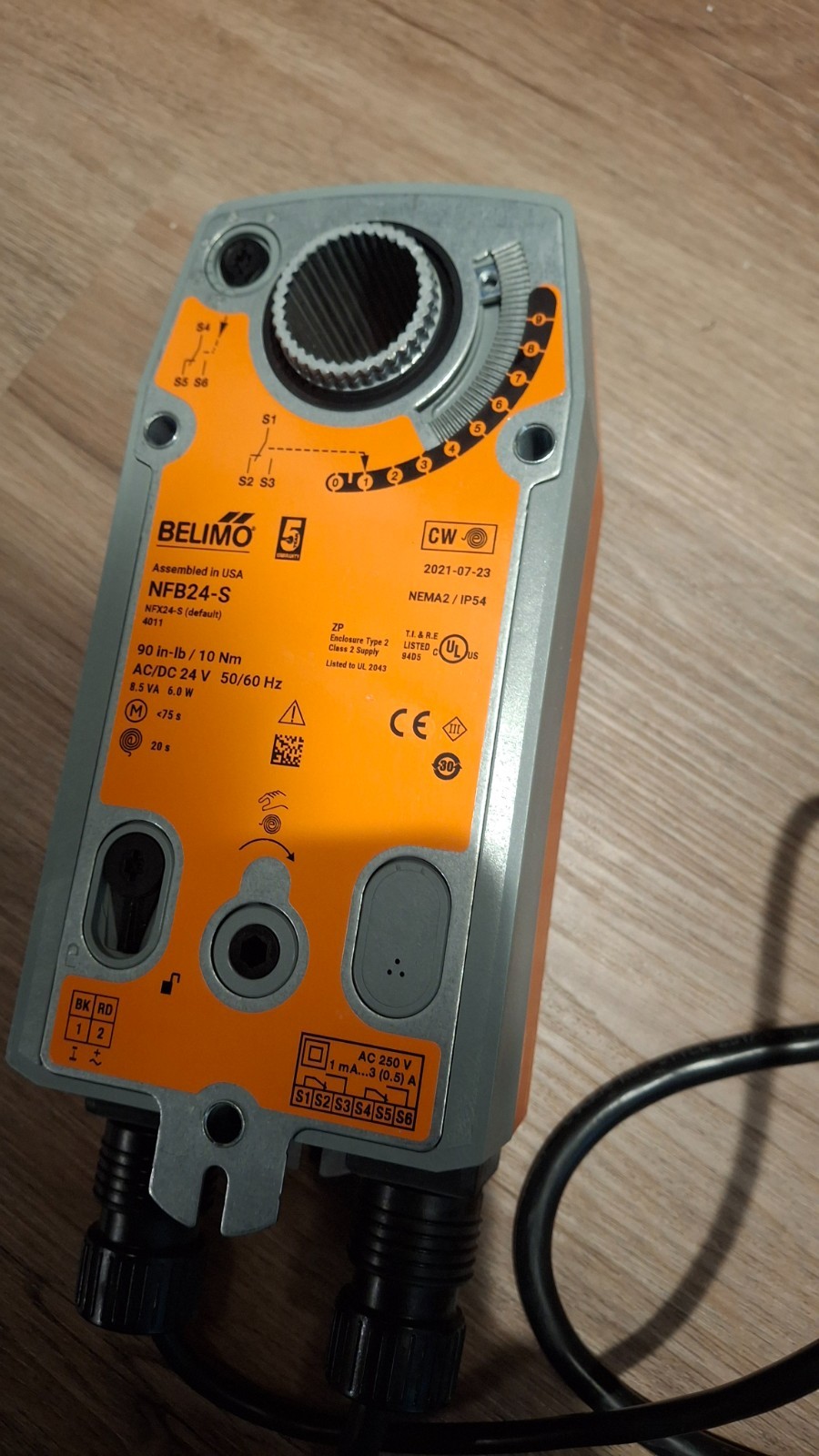 Belimo NFB24-S Damper Actuator NEVER USED