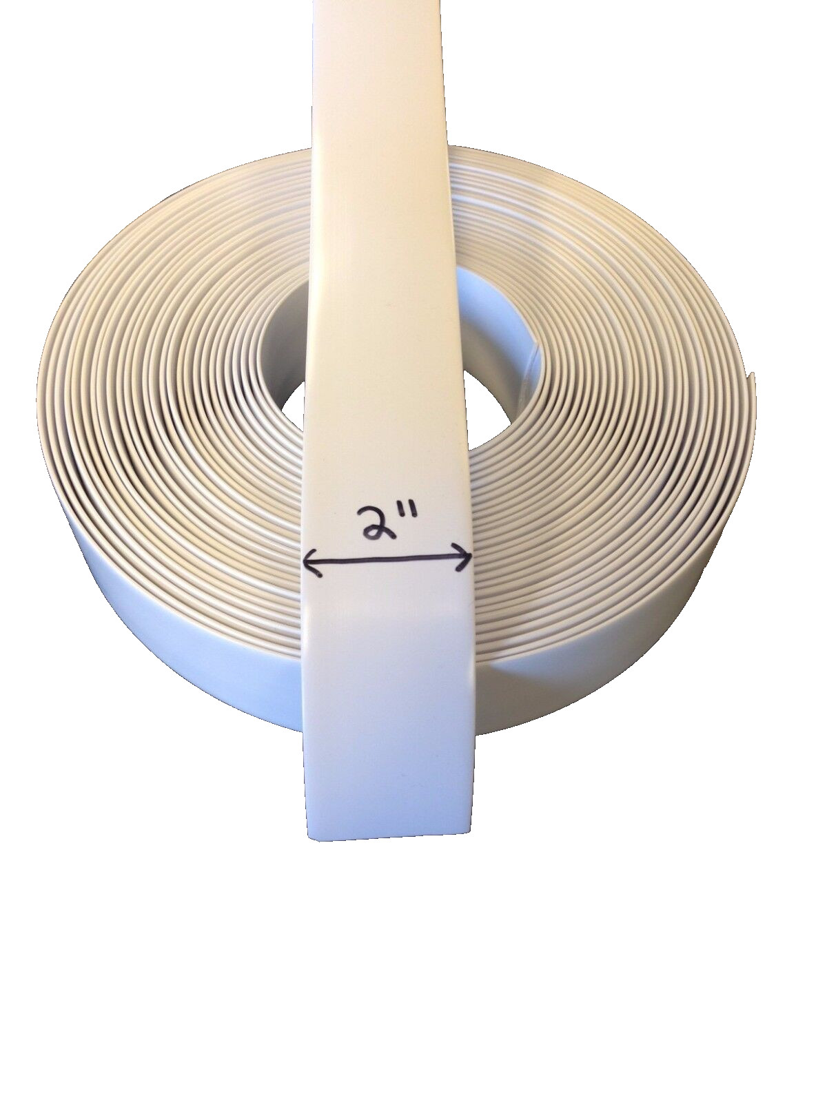 2" Vinyl  Strapping For Patio Furniture 20' Roll  White