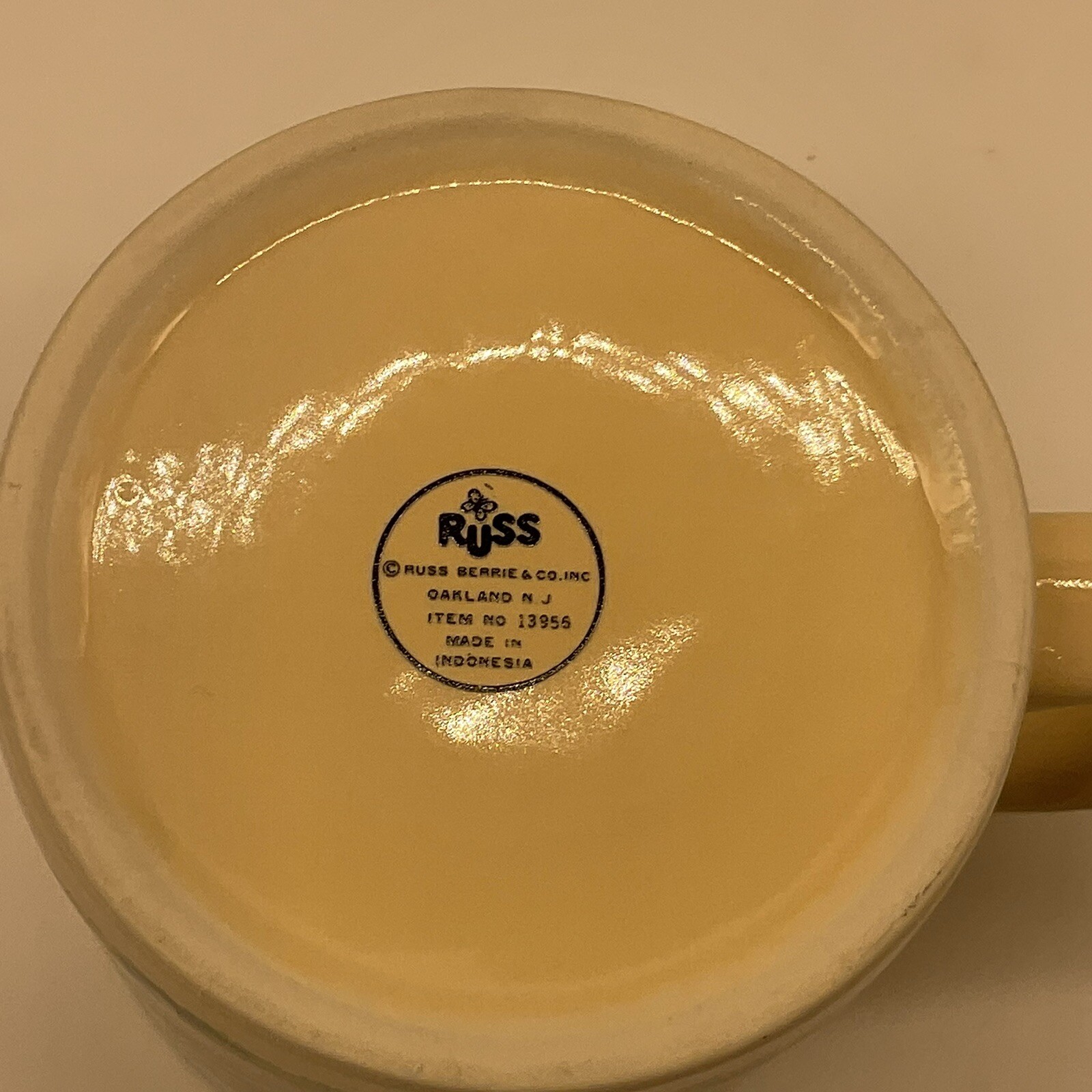 Russ Berrie 6th hole golf coffee mug