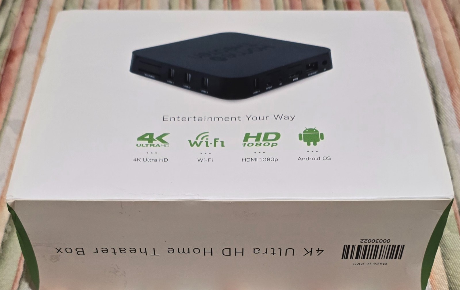 Home Theater Box 4K Ultra HD Frog Wi-Fi HDMI 1080p Android OS