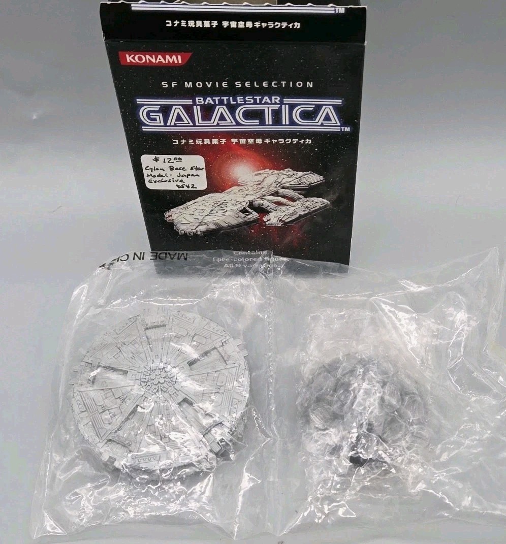 Konami  Battlestar Galactica Cylon Base Star  Model Open Box