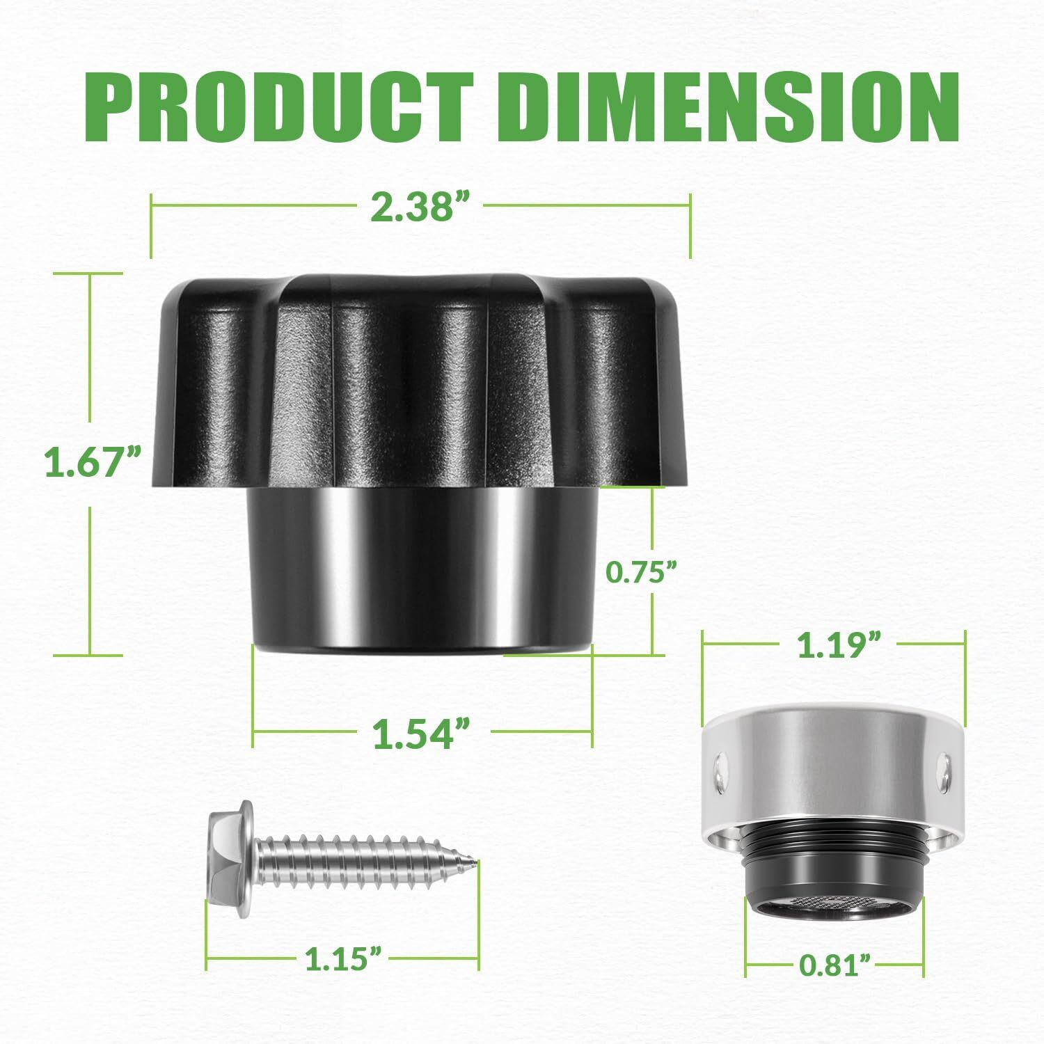 Replacement for Prier 300 400 500 630-8500 Wall Hydrant Complete Service Kit