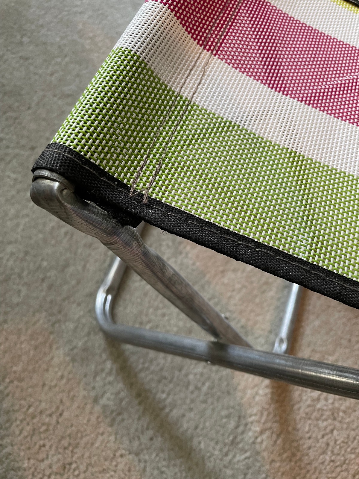 Mini Retro Folding Camping Foot Aluminum Stool