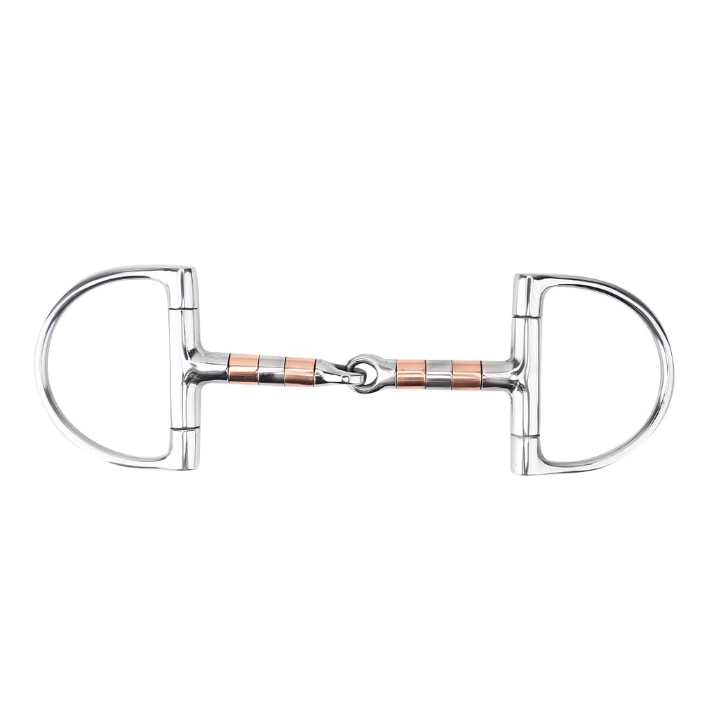 Yulatik Stainless Steel Horse Bit - Roller Mouth Snaffle for Young Horses,