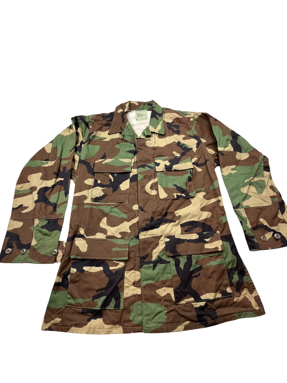American Apparel Woodland Camouflage Combat Coat Medium-Long Ripstop Hot Weather