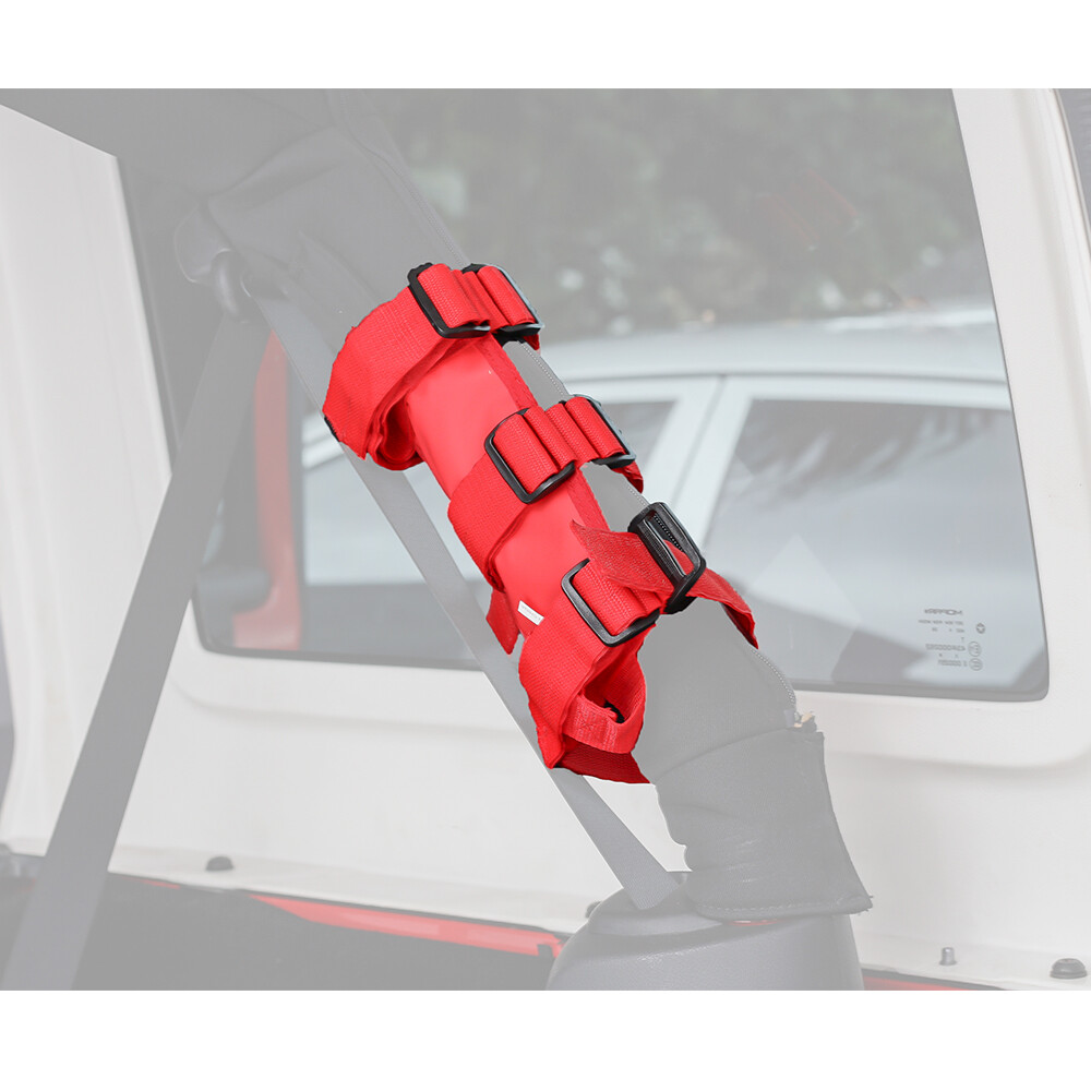 Adjustable Roll Bar Fire Extinguisher Holder Mount Strap for Jeep Wrangler 3lb