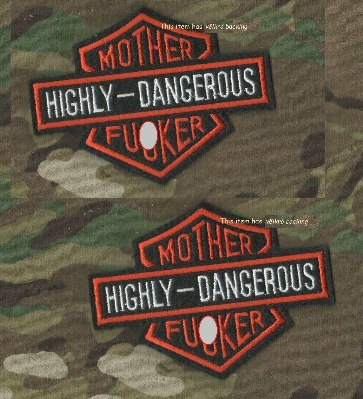 JSOC GREEN BERETS SFG OIR US ADVISORS JTF vêlkrö 2-PATCH: Dangerous MotherFu*ker