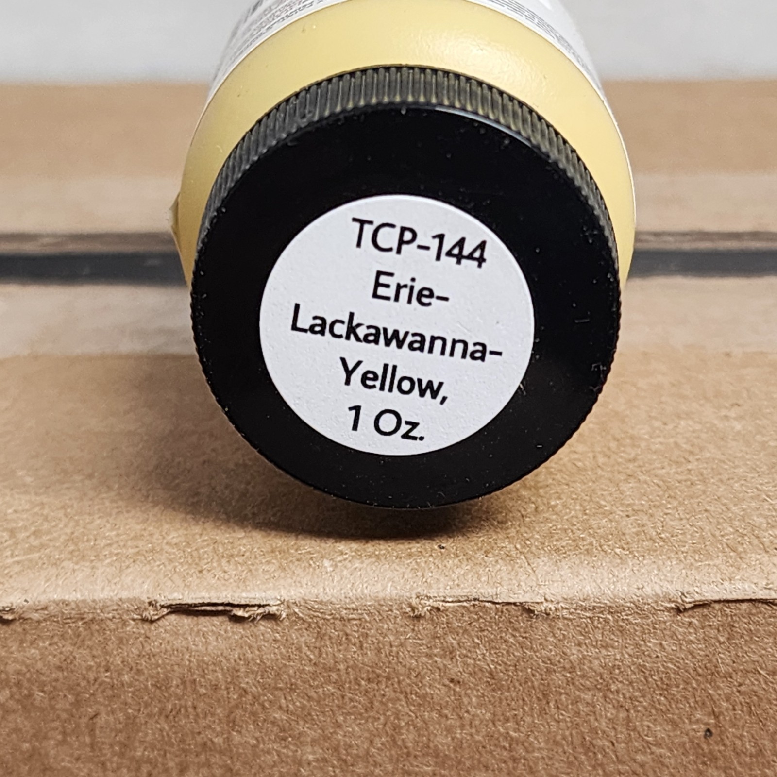 Tru Color Paint - TCP 144 Erie Lackawanna Yellow - Model Railroad 1 ounce bottle
