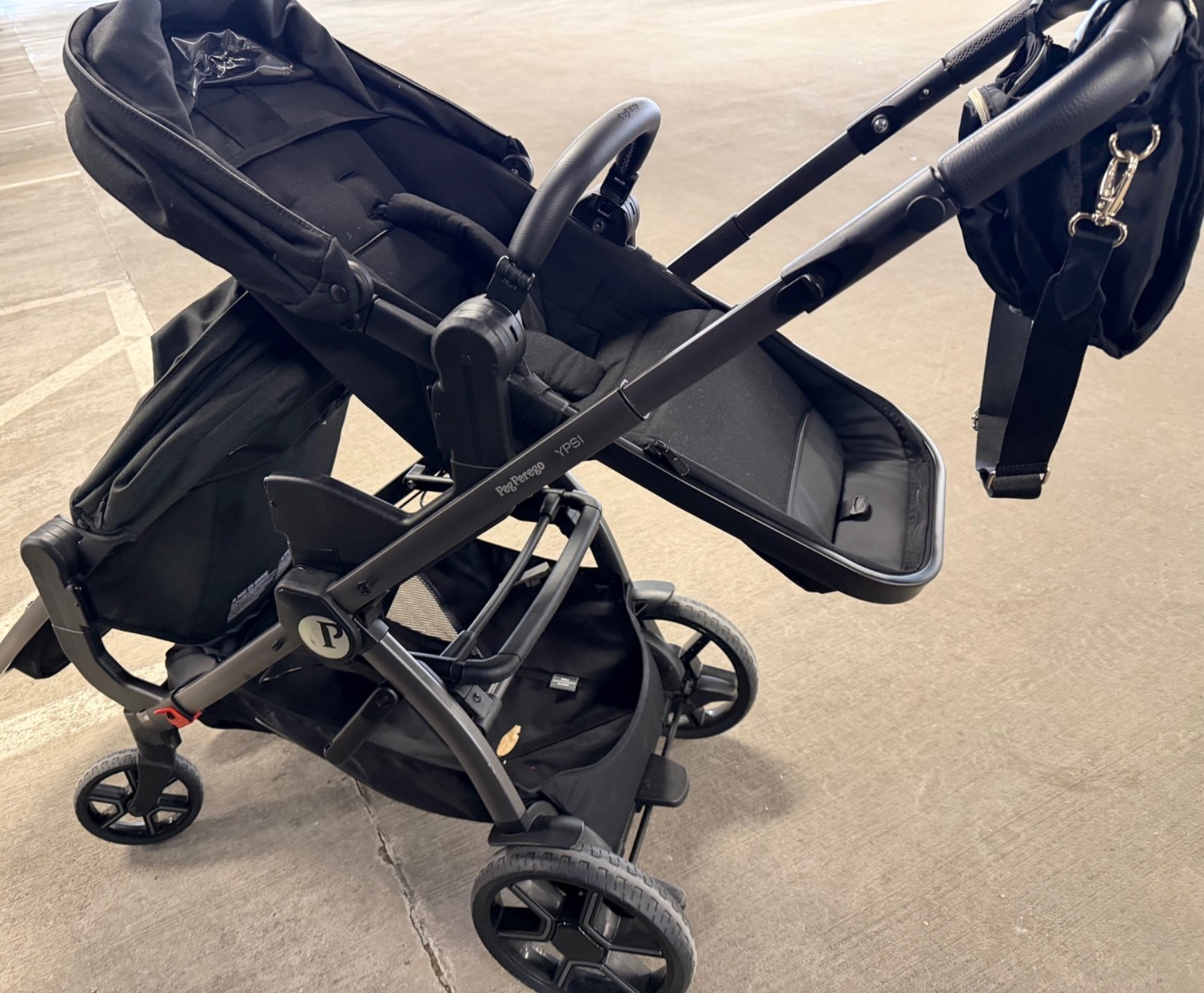 Peg Perego YPSI Double Stroller - ONXY