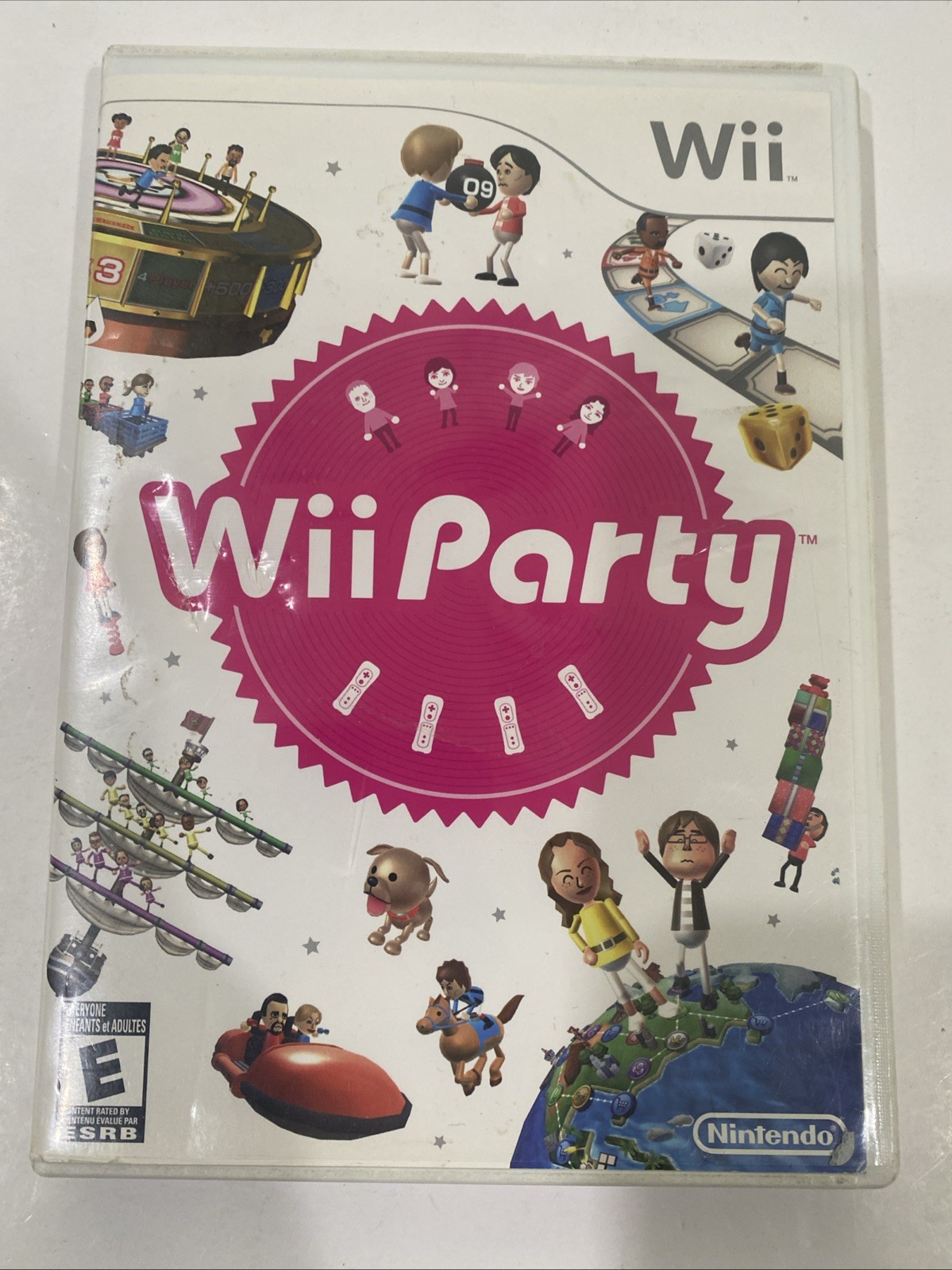 NO GAME Wii Party (Nintendo Wii, 2010)  Case And Manual Only Great Condition
