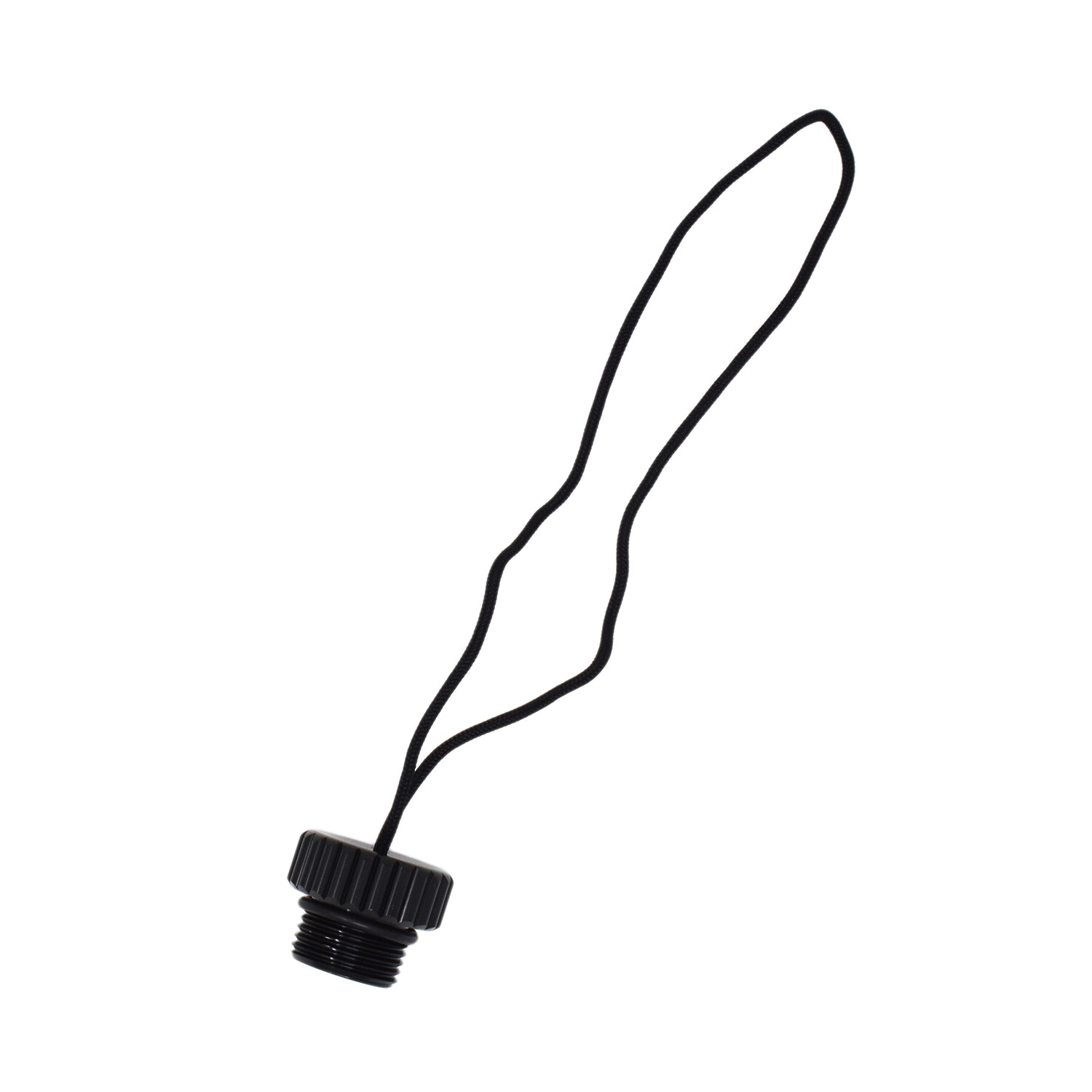Scuba Diving Aluminum DIN Tank Valve Dust Cap, Black
