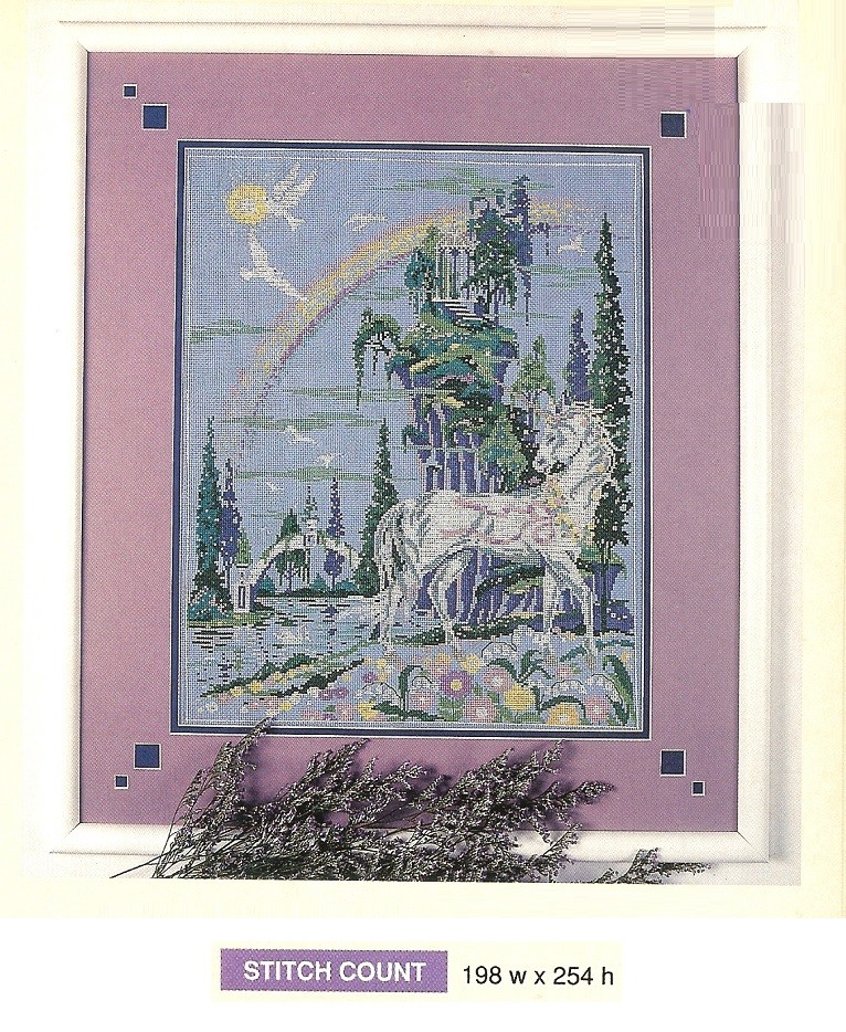 UNICORN  -  CROSS STITCH PATTERN ONLY    HM - RUQ