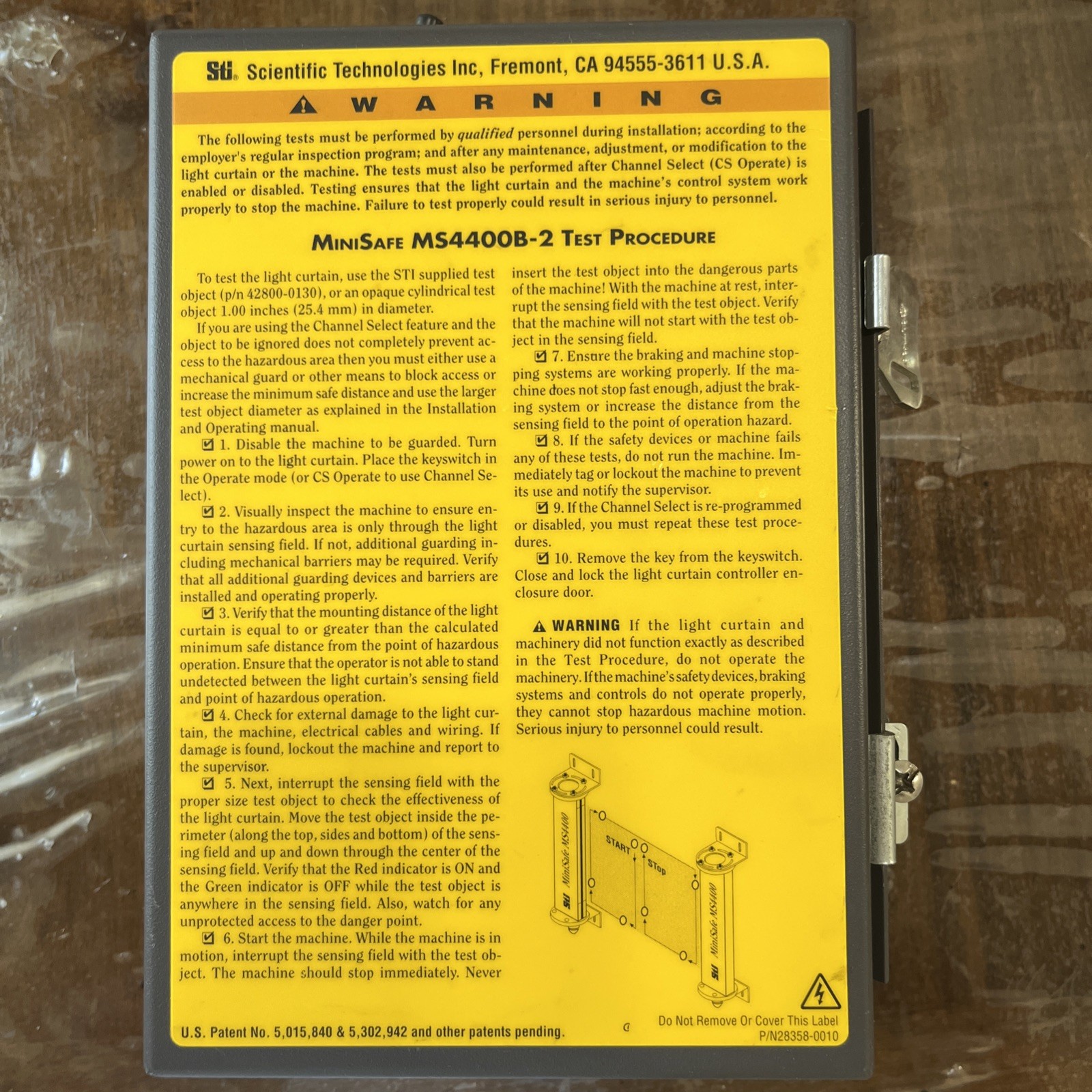 Mini Safe Safety Light Curtain Controller Module MS4400B-2