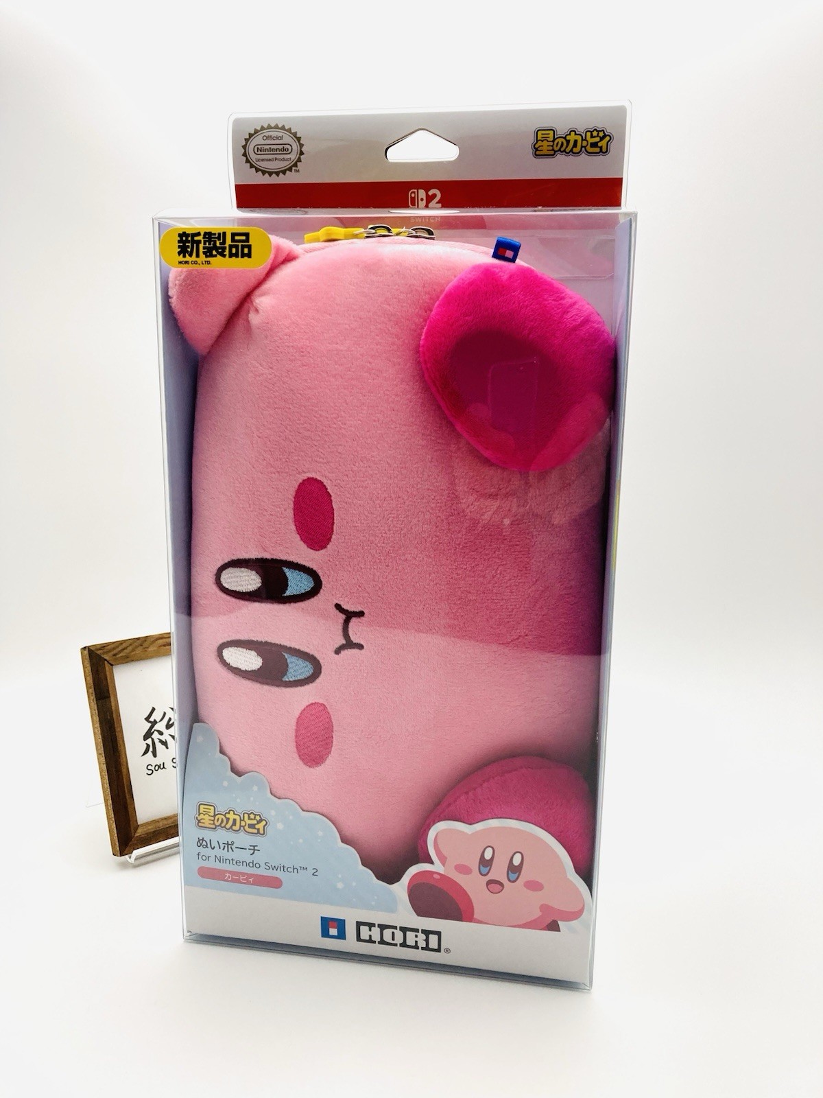 Kirby Plush-Style Pouch Carrying Case for Nintendo Switch 2 HORI New Japan