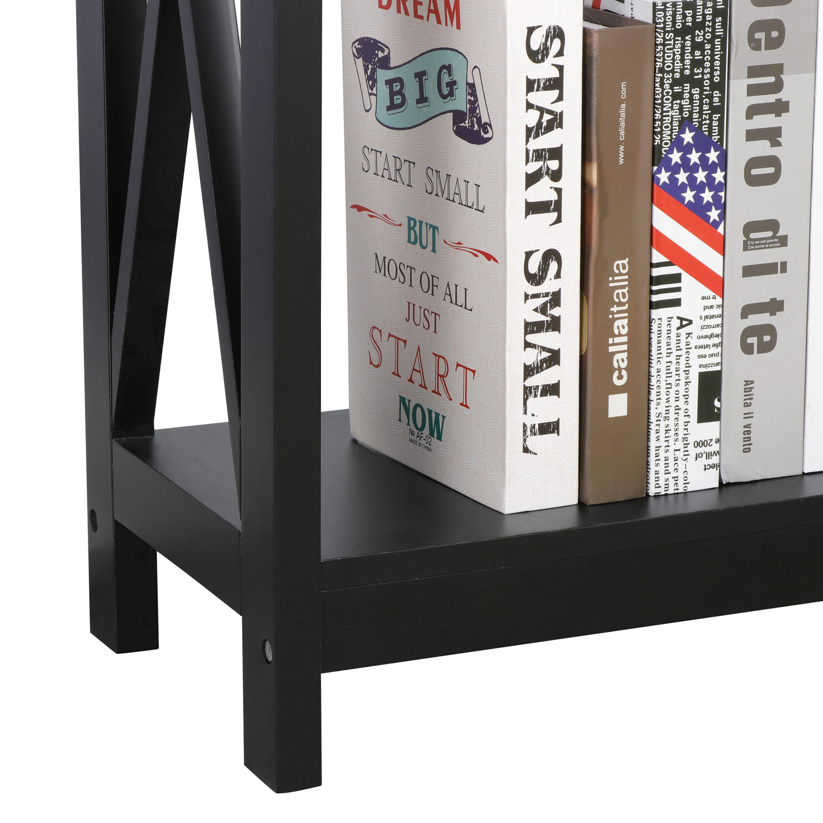 Console Table Along Bed Accent Side Stand Display Storage Shelf Entryway Decor