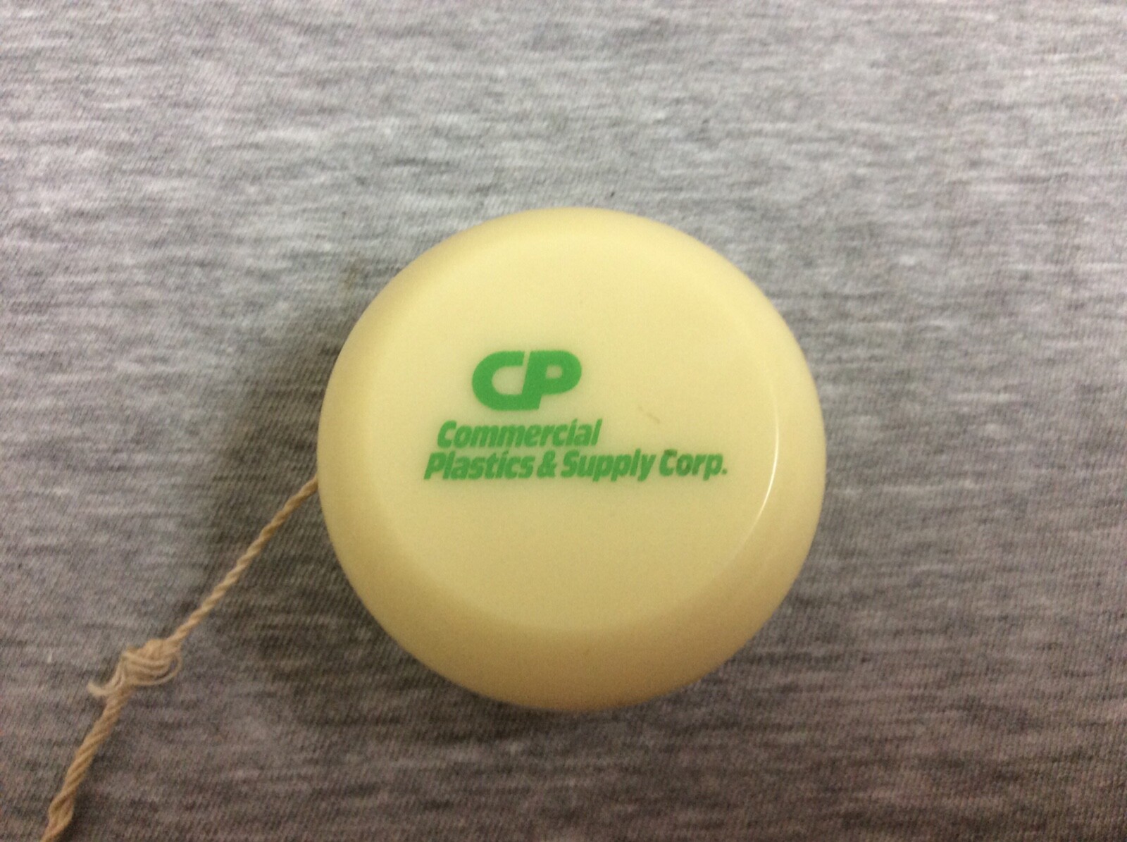 Vintage Glow in the Dark Yo Yo Commercial Plastics & Supply Corp. Advertising
