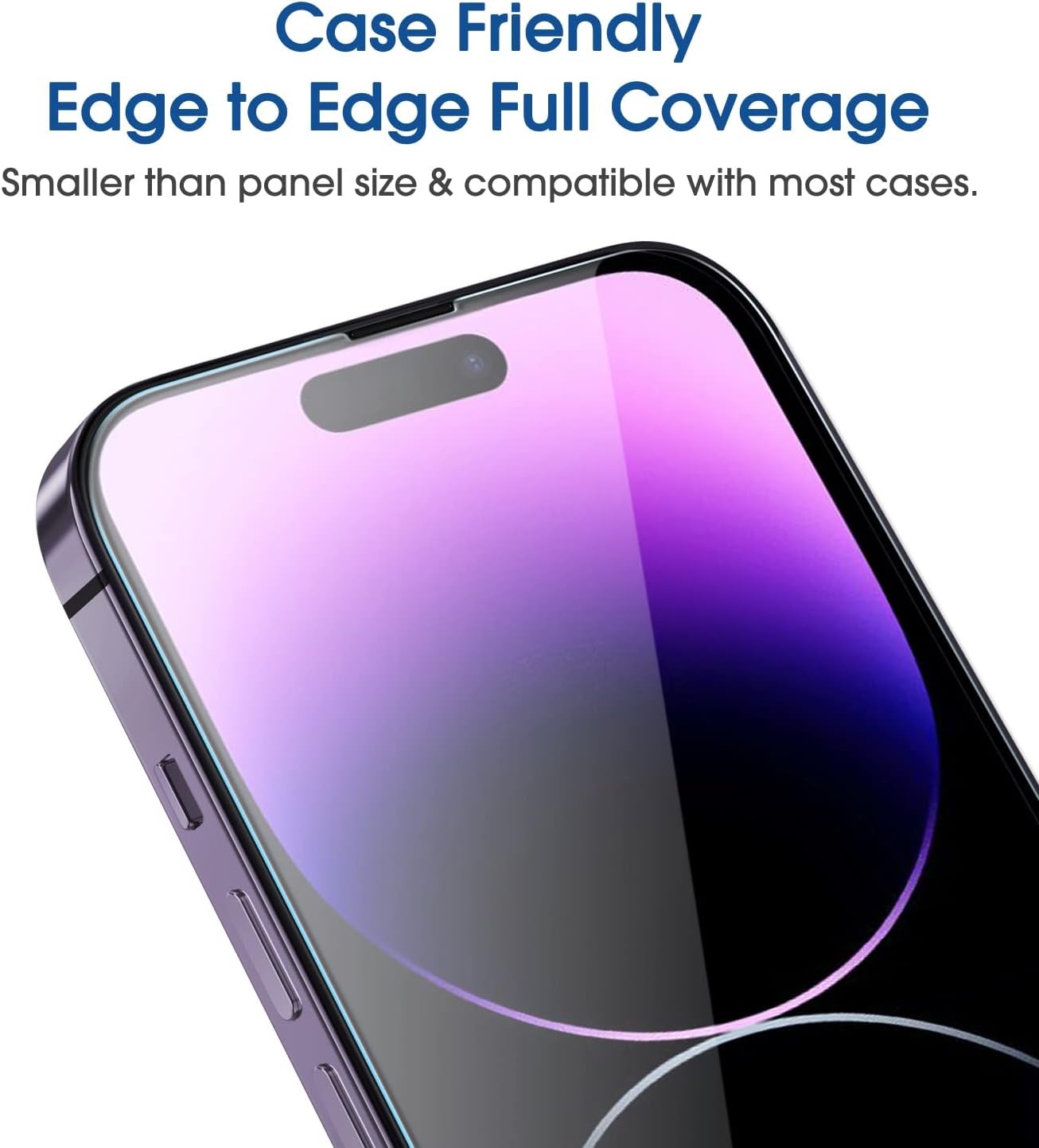 For Apple iPhone 14 Pro Max Tempered Glass Screen Protector Anti Scratch Cover