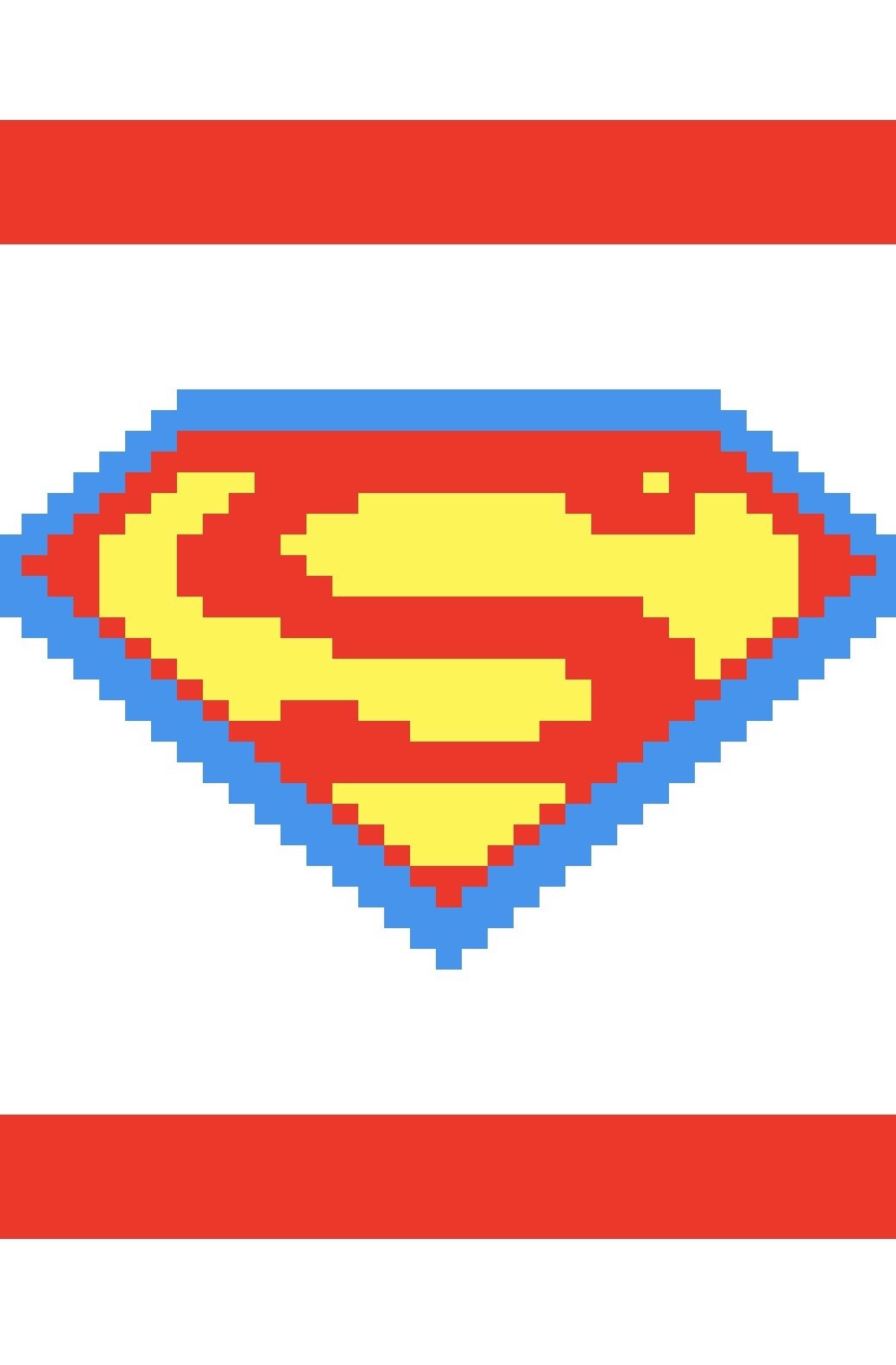 Superman Inspired Chunky Knit Blanket Pattern PDF Digital Download