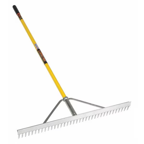 Structron 36 in Landscape Rake, 66 in L Fiberglass Handle 12102GRA Structron
