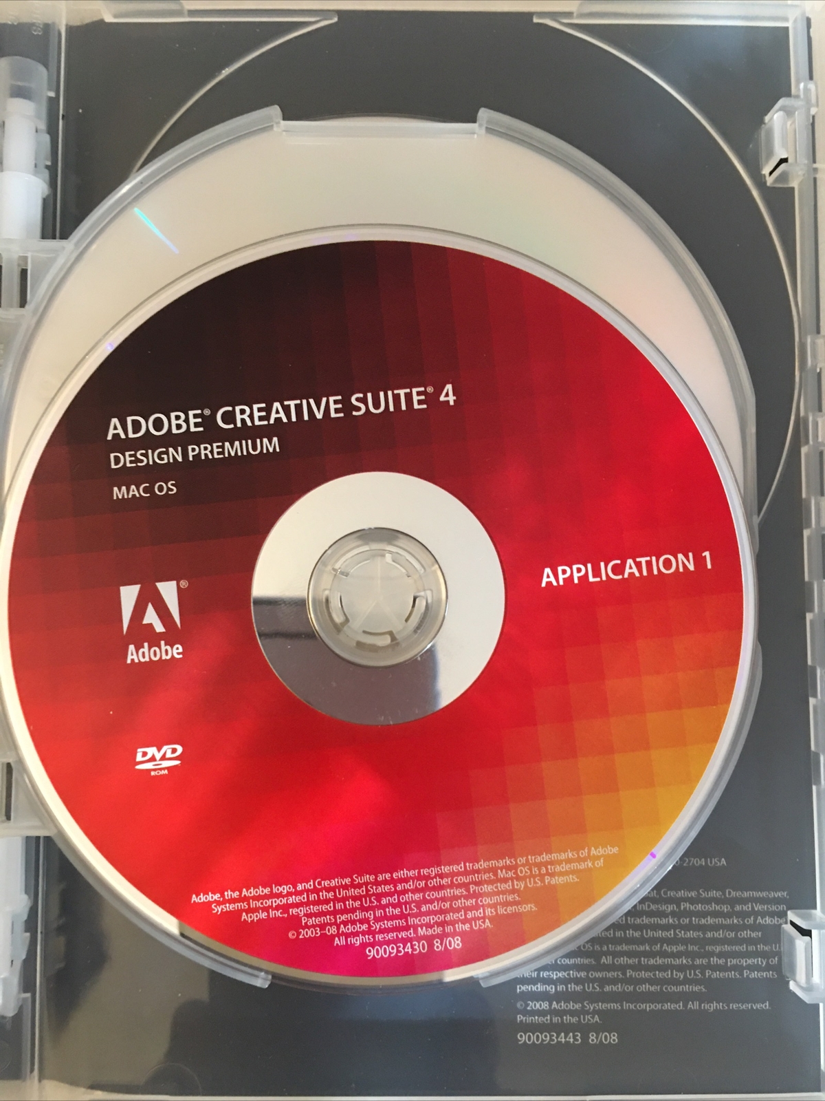 Adobe Creative Suite 4 Web Premium Mac OS Discs Academic Version W/product Code