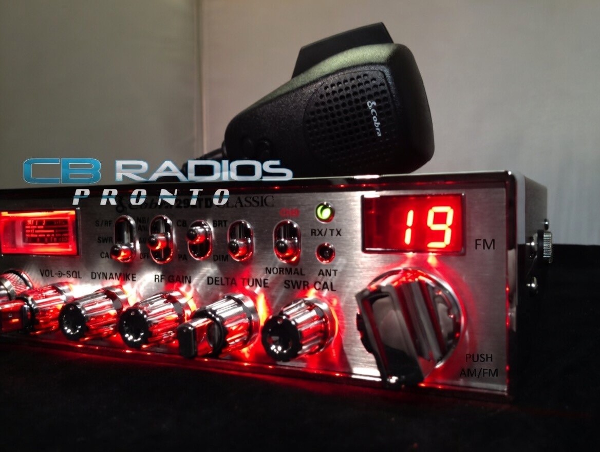 Cobra 29 Ltd Classic CB RADIO RED LIGHT EDITION + PERFORMANCE TUNED + ECHO