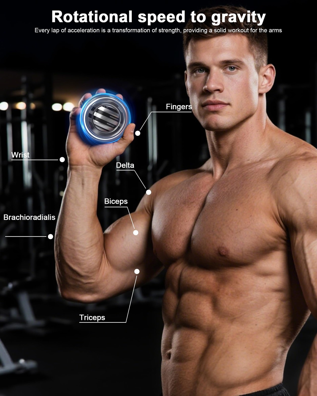 Adjustable Hand Exerciser with Digital Counter Portable Case for Strength
