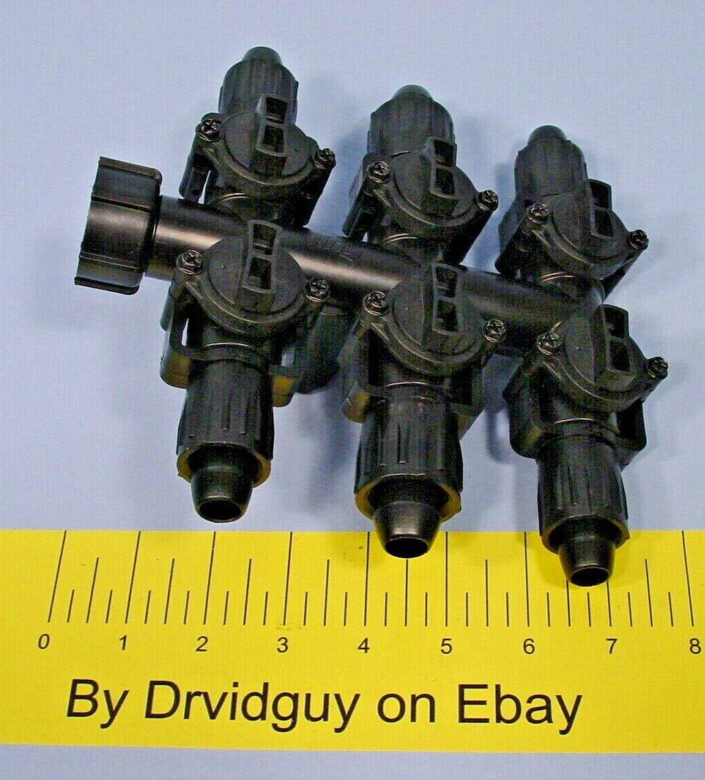 HIT RV6676-C Riser Manifold with 3/4" SOC x 1" SPIG Inlet Ball Valve w/ Cap