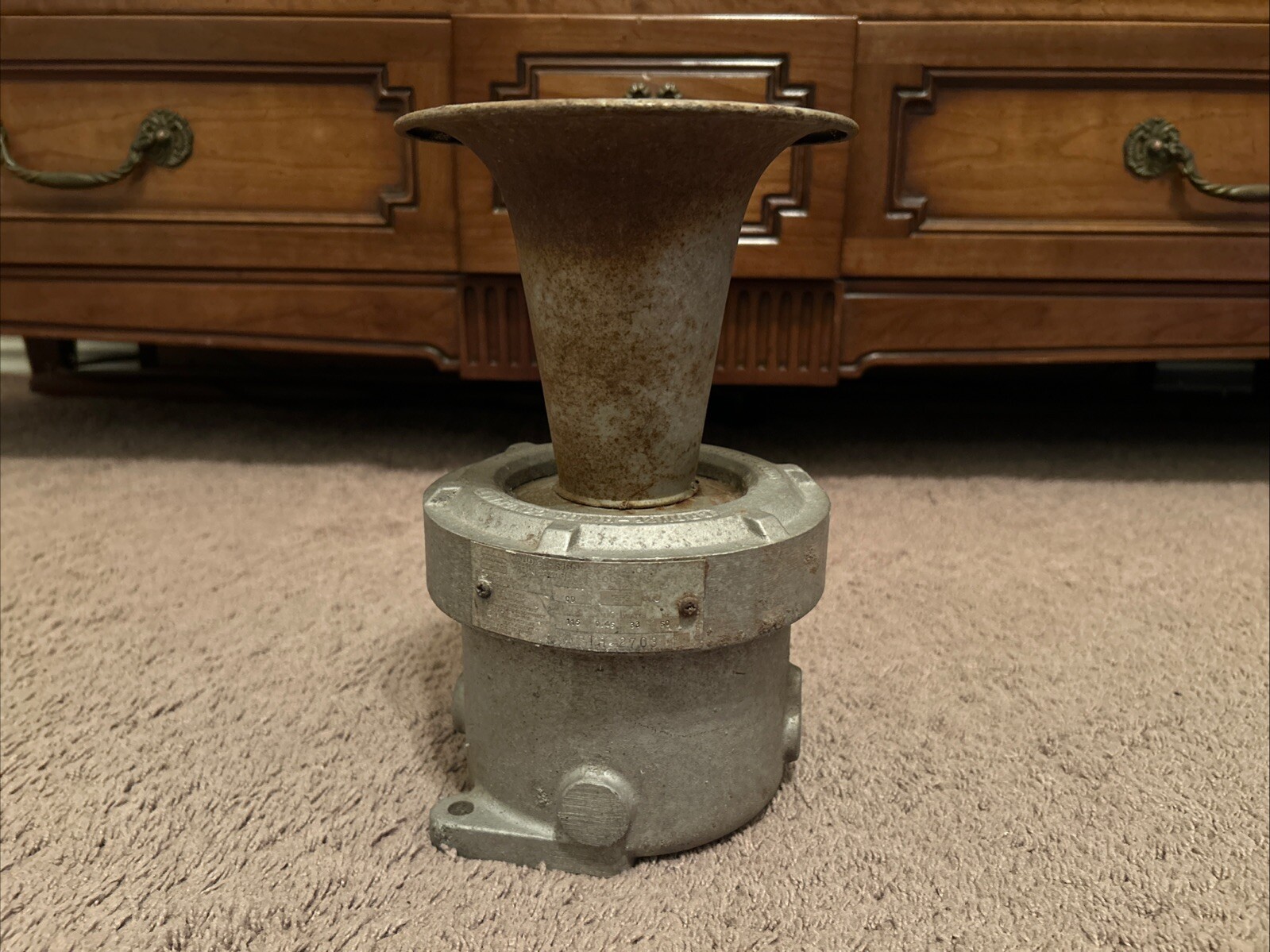 Crouse-Hinds ETH-2703 115VAC Vintage Explosion Proof Horn Alarm