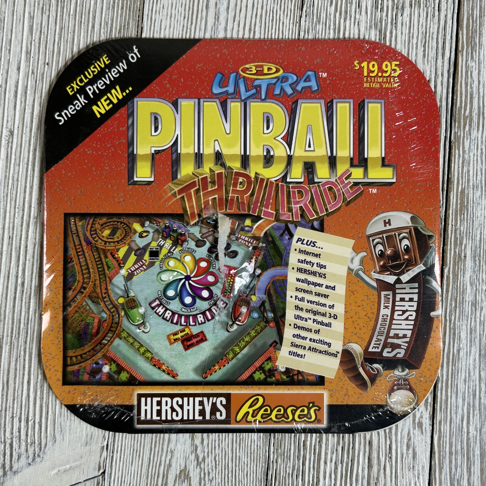 3-D Ultra Pinball Thrillride & Original Game SNEAK PEEK PC Mac CD-ROM