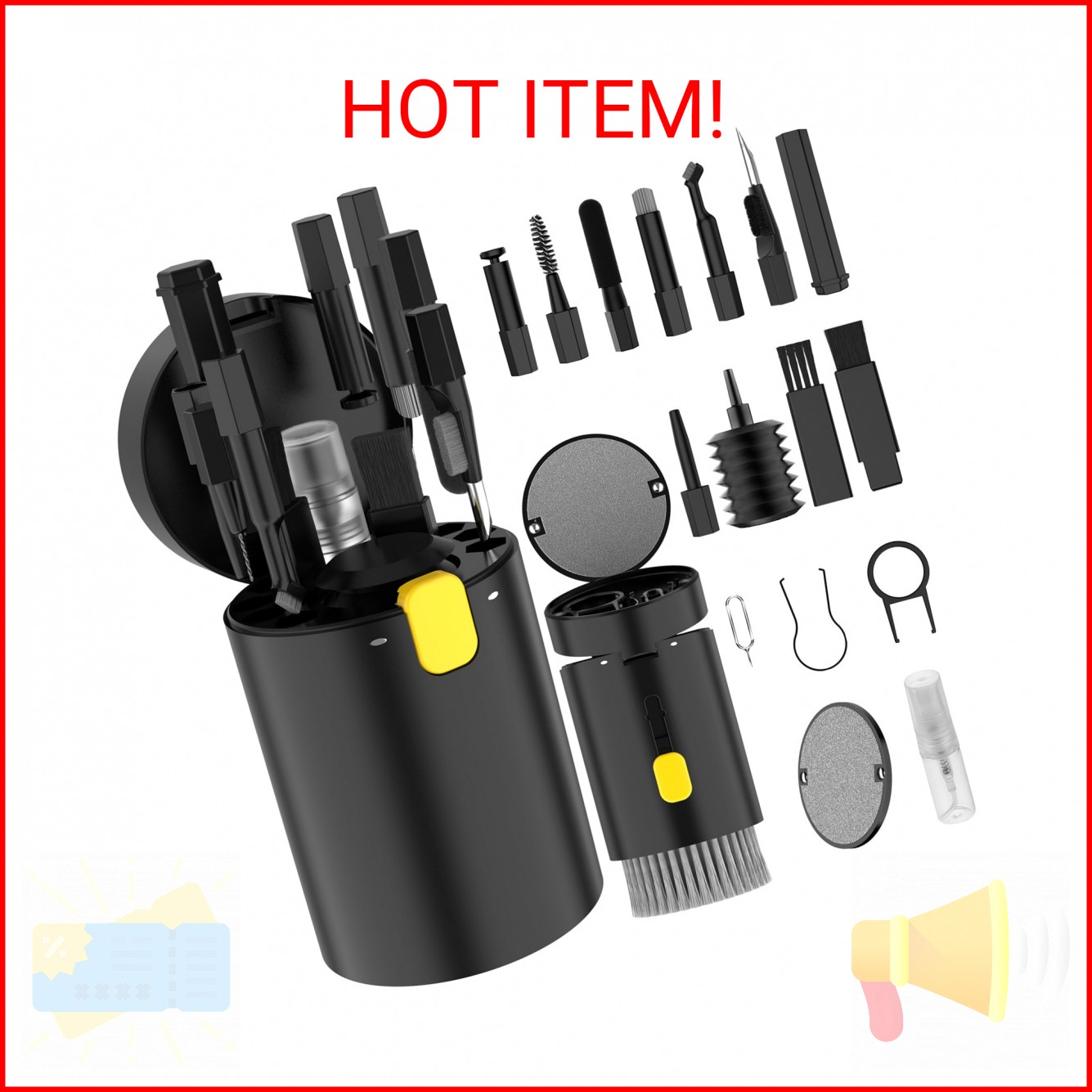 VICHYIE 20 in 1 Multifunctional Cleaner Kit for Electronic Devices, Keyboard Cle