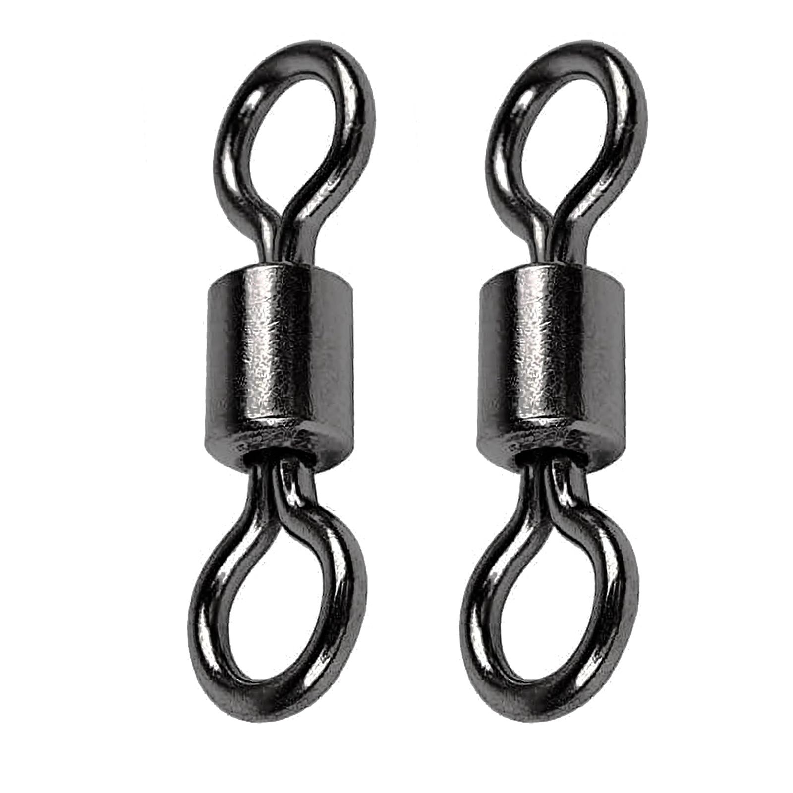 AMSYPORTS High Strength Fishing Swivel Connector Saltwater Freshwater Barrel ...