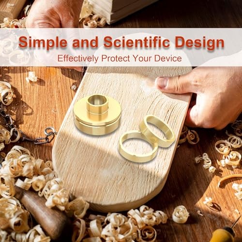 13 Pcs Brass Router Template Bushing Guide Set 13 Pcs Router Bushing Guide Set