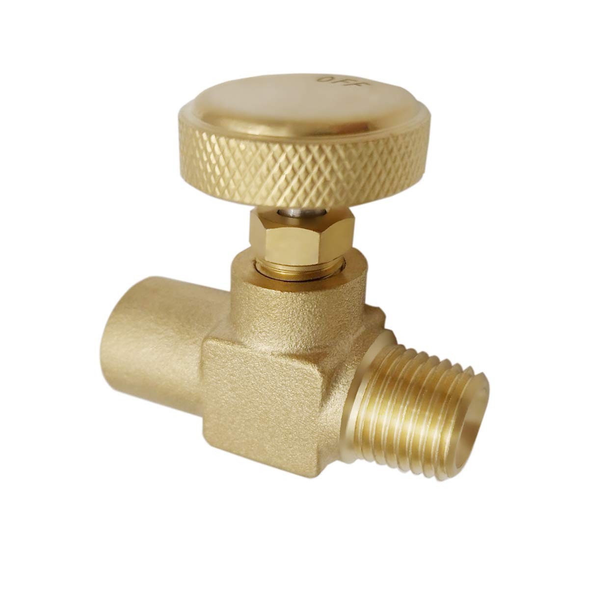 MENSI 1/4 Female NPT X / Heavy Duty Brass High Pressure Propane LPG Gas Flow