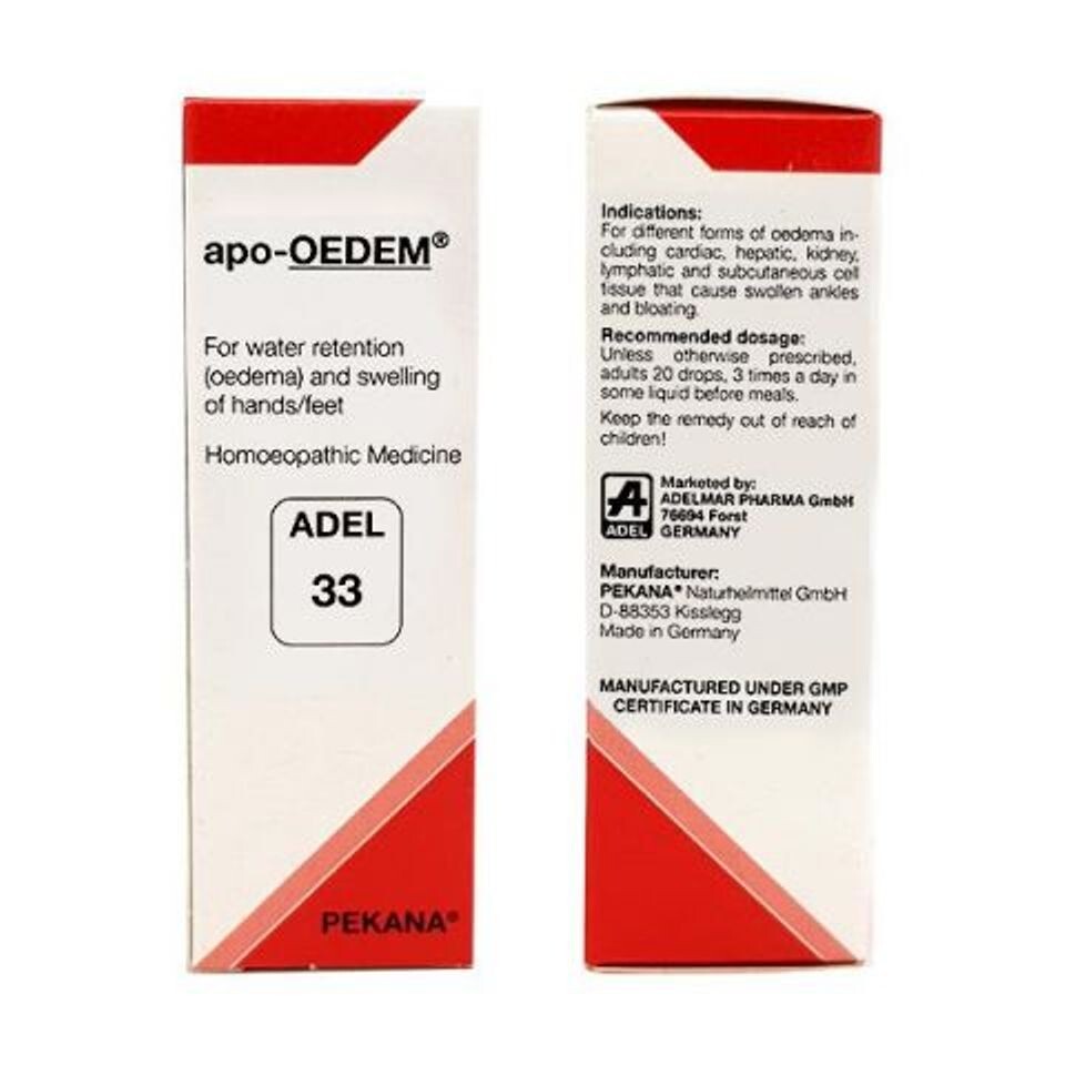 Germany Make ADEL 33 Apo-Oedem Drop