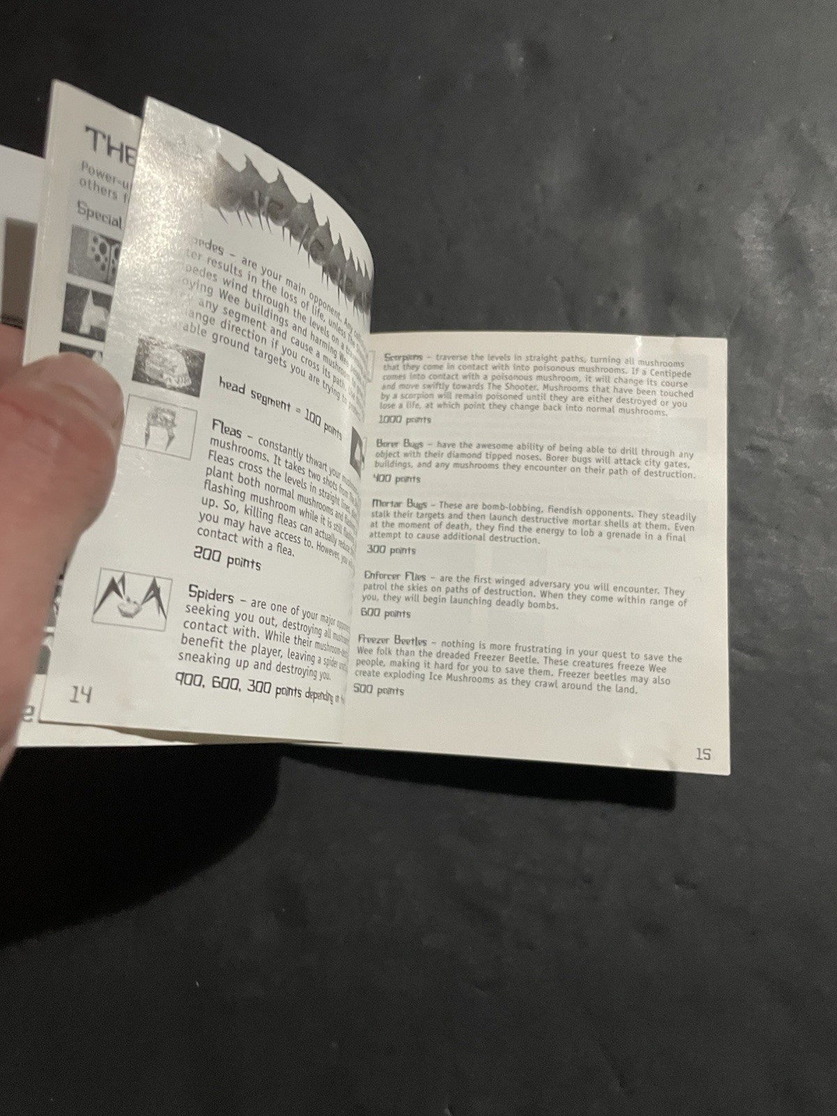 Centipede ps1 Manual only