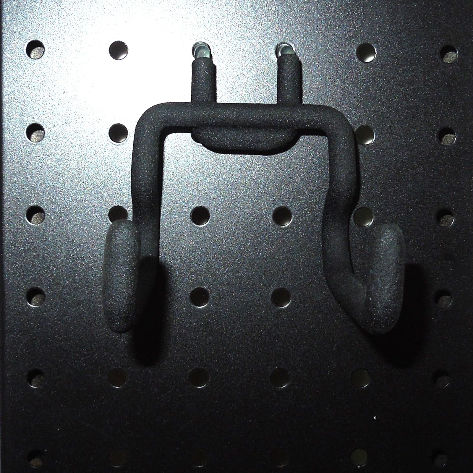 D-PRECIO 6 Pack Pegboard Hooks - Peg Board Tool Utility & Small, Black