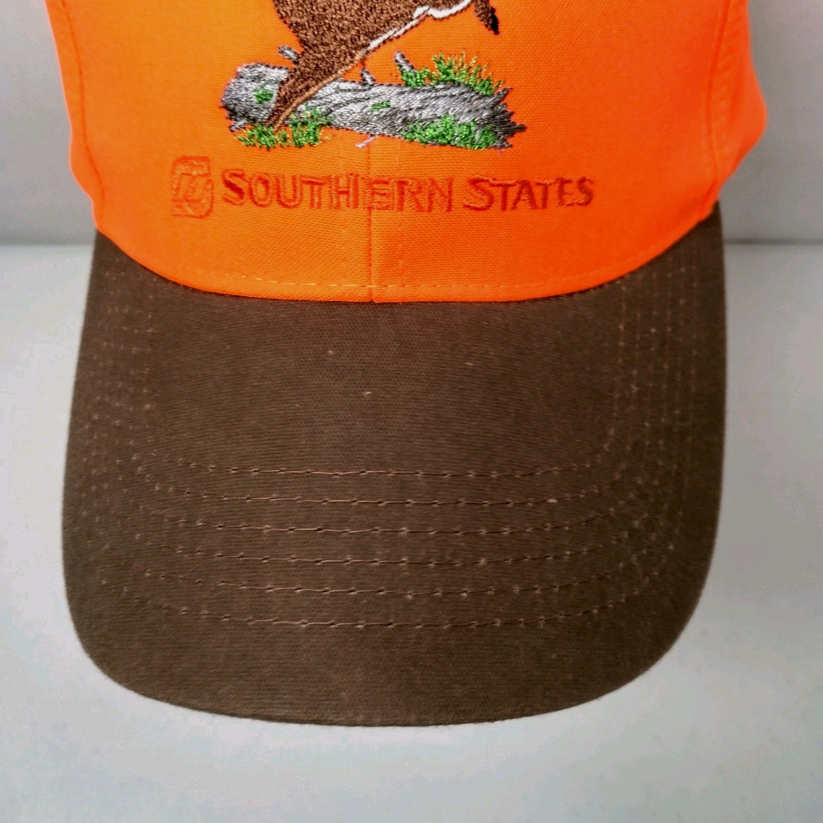 Southern States Deer Cap Hat Hunting Blaze Orange Canvas Farm Ag Buck Hunt Farm