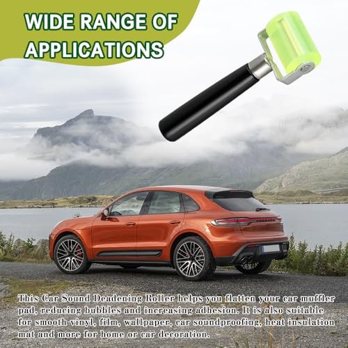 HAOBO Auto Car Audio Sound Deadening Application Rolling Wheel Roller, Green