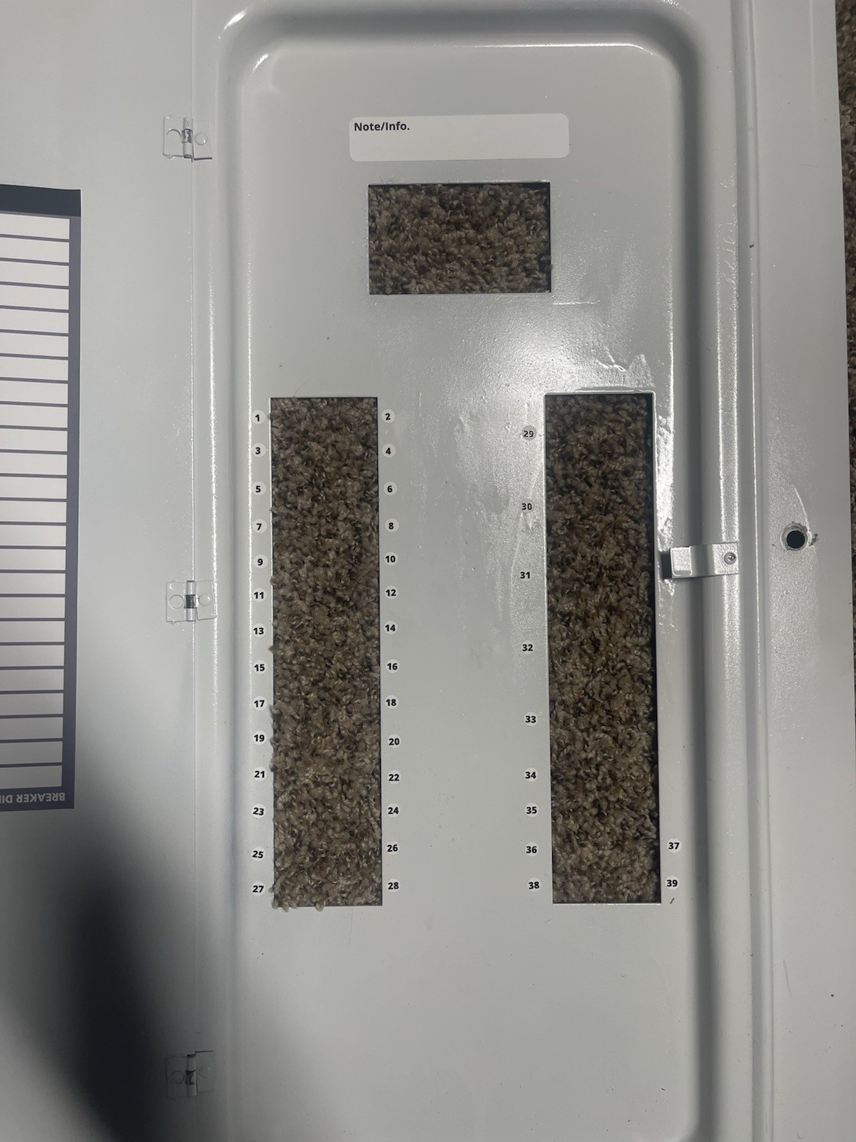 Pushmatic 200 Amp 56 Circuit Panel Cover