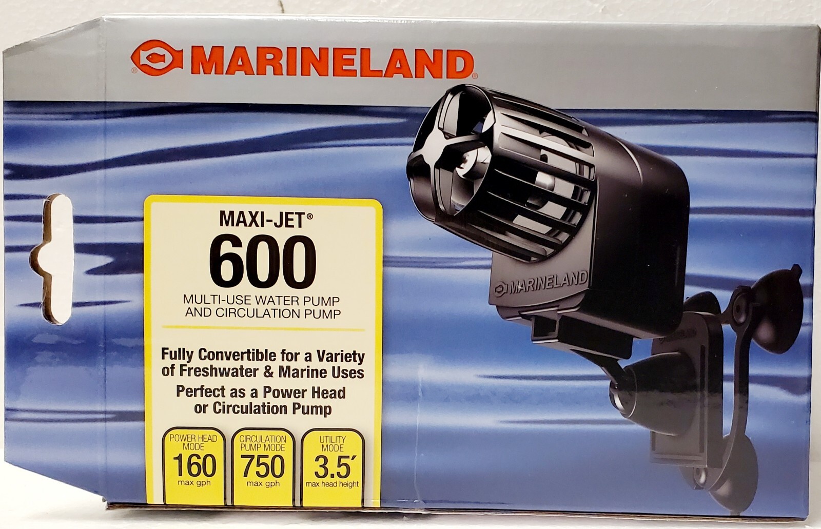 Marineland Maxi Jet 600 Pro Powerhead Pump  160/750 GPH