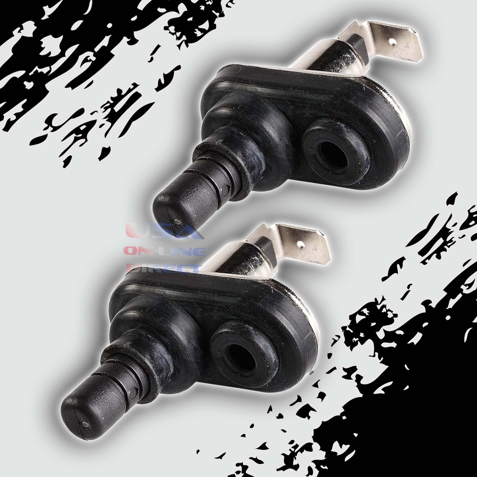 4pcs Universal Car Truck Boat Door Jamb Dome Light Hood Flange Mount Pin Switch