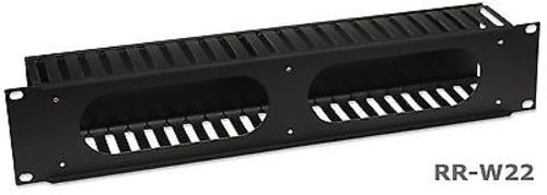 19" Cabinet 2U Height Front Panel Cable Manager, CablesOnline RR-W22